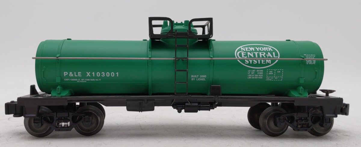 Lionel 6-26109 O Gauge NYC P&LE Single Dome Tank Car LN/Box