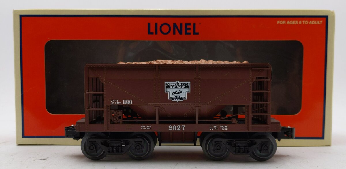 Lionel 6-16486 O Copper Range Ore Car #2027