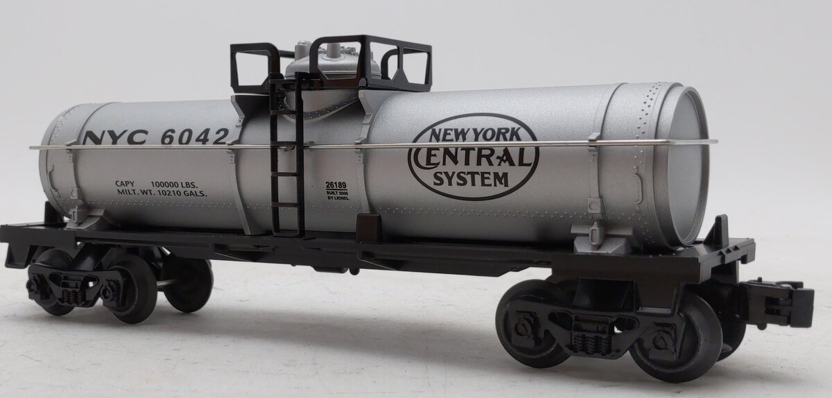 Lionel 6-26189 O Gauge New York Central Single Dome Tank Car