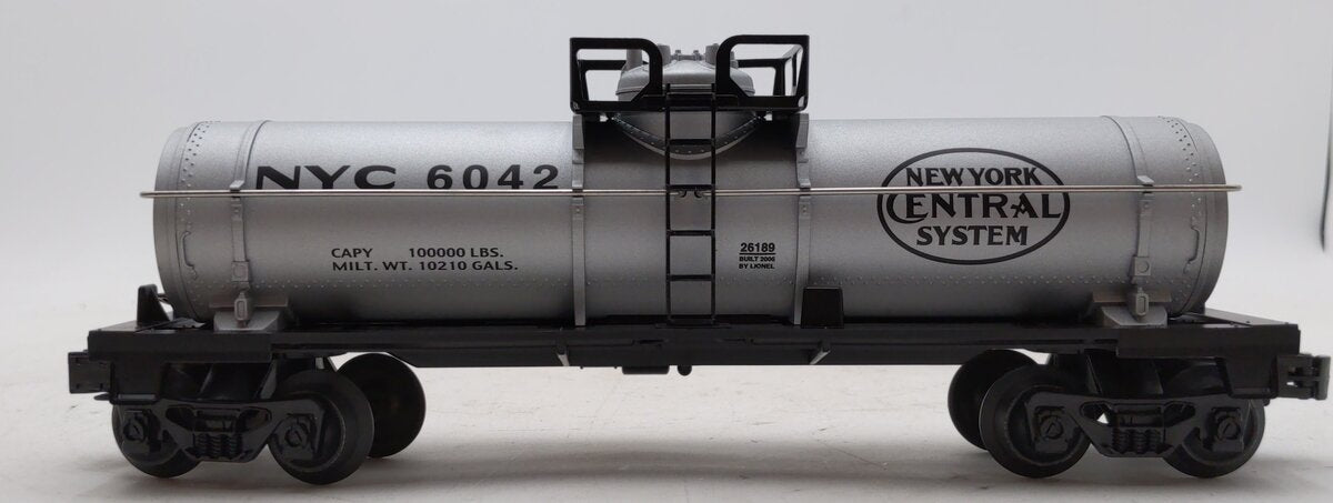 Lionel 6-26189 O Gauge New York Central Single Dome Tank car LN/Box