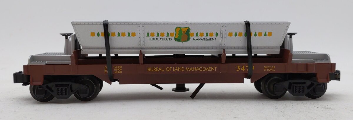 Lionel 6-16766 O Gauge Bureau of Land Management Operating Dump Car
