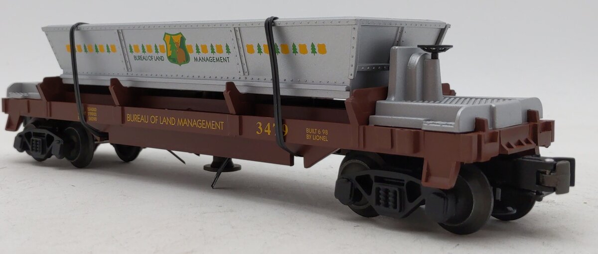 Lionel 6-16766 O Gauge Bureau of Land Management Operating Dump Car