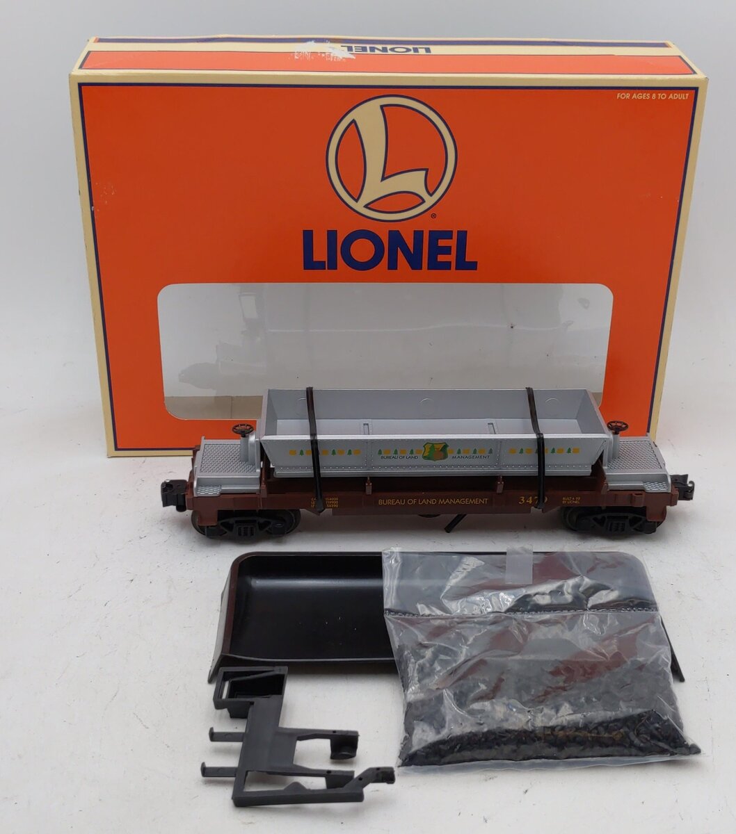 Lionel 6-16766 O Gauge Bureau of Land Management Operating Dump Car