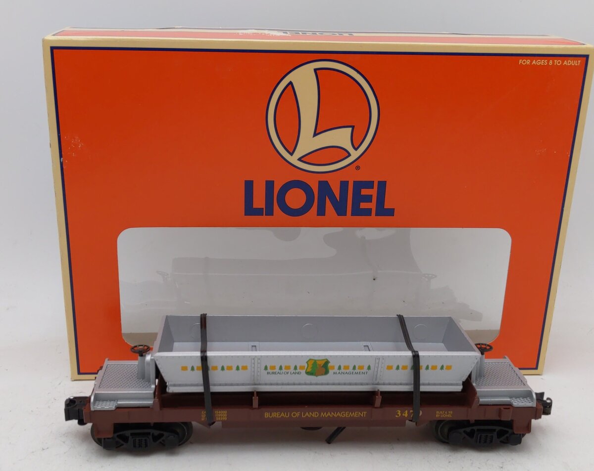Lionel 6-16766 O Gauge Bureau of Land Management Operating Dump Car