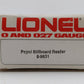 Lionel 6-9831 O Gauge Pepsi Cola Billboard Reefer Car LN/Box