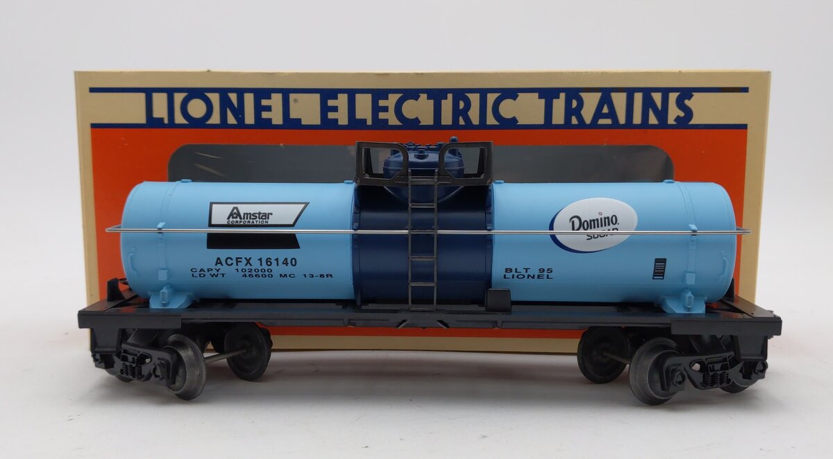 Lionel 6-16140 O Gauge Domino Sugar Single Dome Tank Car #16140 LN/Box