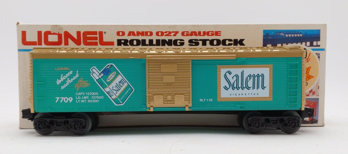 Lionel 6-7709 O Gauge Salem Billboard Refrigerator Car EX/Box