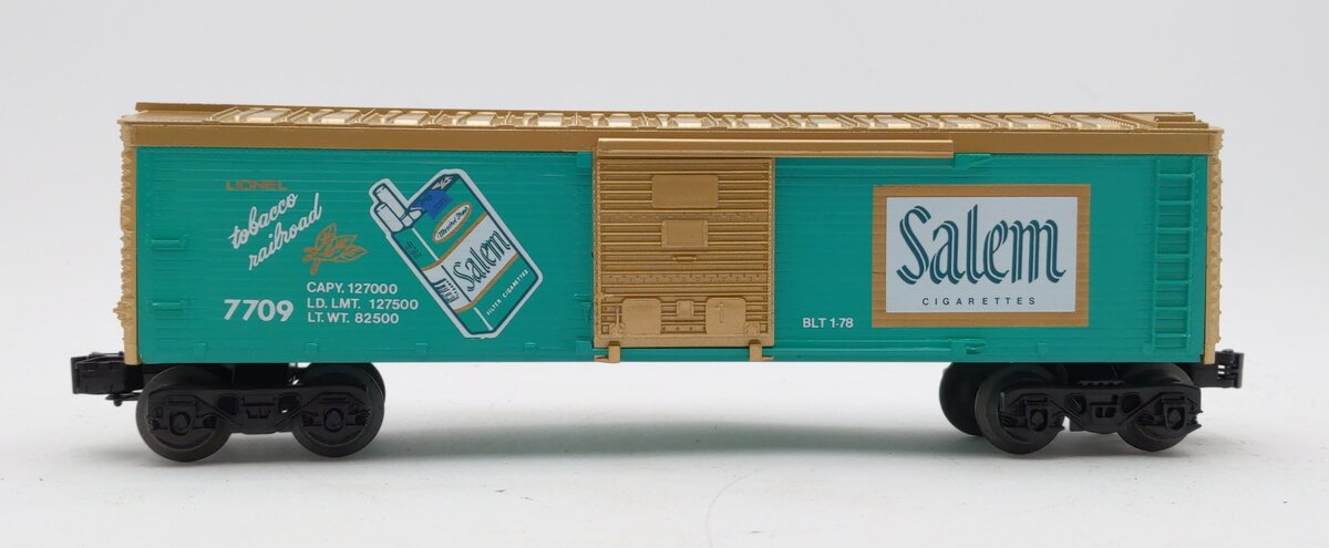 Lionel 6-7709 O Gauge Salem Billboard Refrigerator Car EX/Box