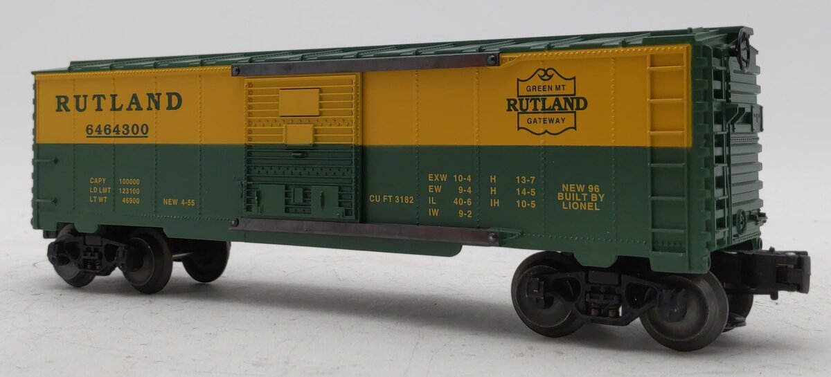 Lionel 6-19277 O Gauge Rutland Boxcar #6464-300 LN/Box