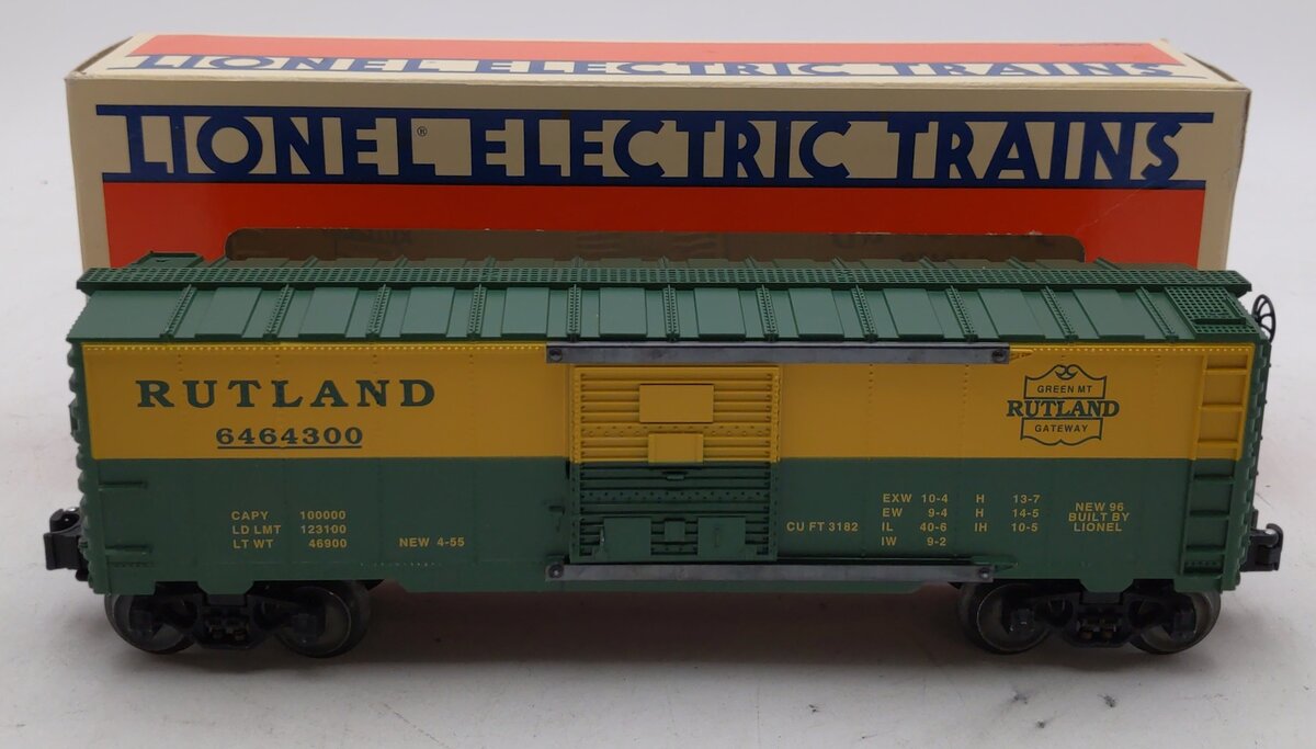 Lionel 6-19277 O Gauge Rutland Boxcar #6464-300 LN/Box