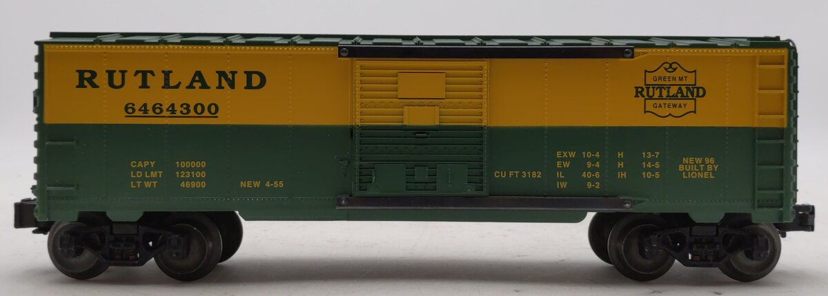 Lionel 6-19277 O Gauge Rutland Boxcar #6464-300 LN/Box