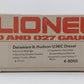 Lionel 6-8050 O Gauge Delaware & Hudson U36C Diesel Locomotive EX/Box