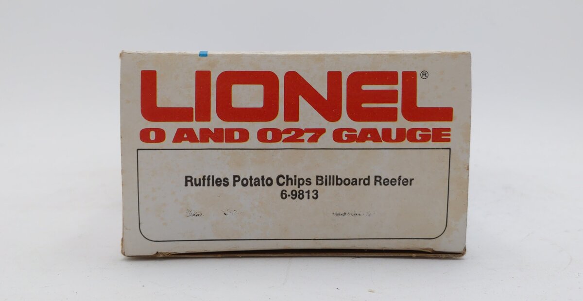 Lionel 6-9813 O Gauge Ruffles Potato Chips Billboard Reefer Car #9813 EX/Box