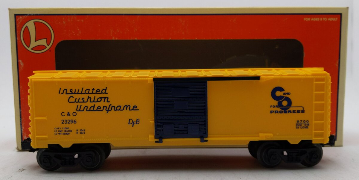 Lionel 6-26276 O Chespeake & Ohio Boxcar #23296 LN/Box