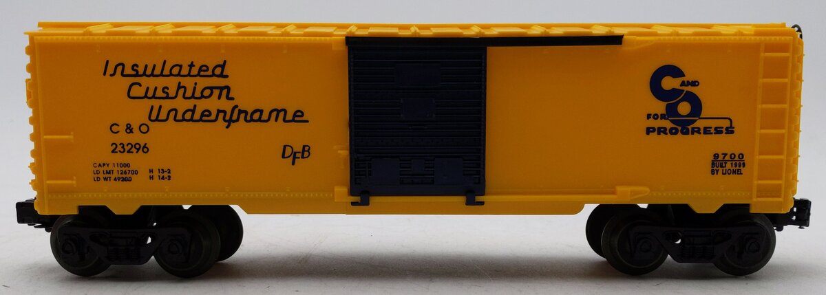 Lionel 6-26276 O Chespeake & Ohio Boxcar #23296 LN/Box