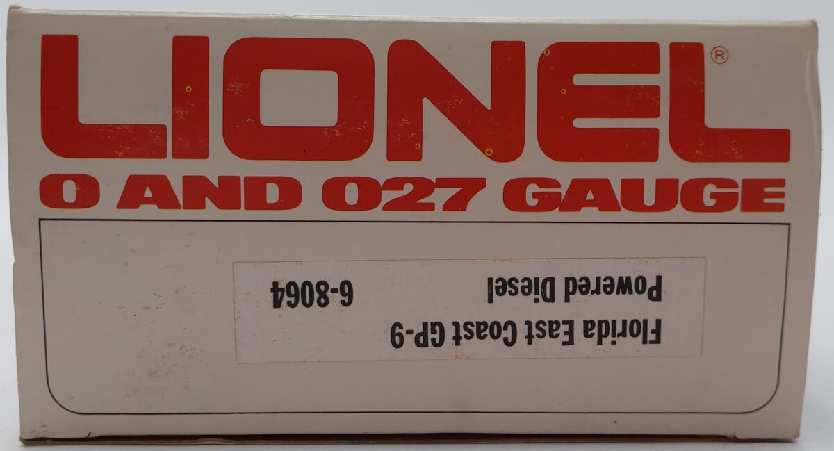 Lionel 6-8064 O Gauge Florida East Coast GP-9 Diesel Locomotive #8064 EX/Box