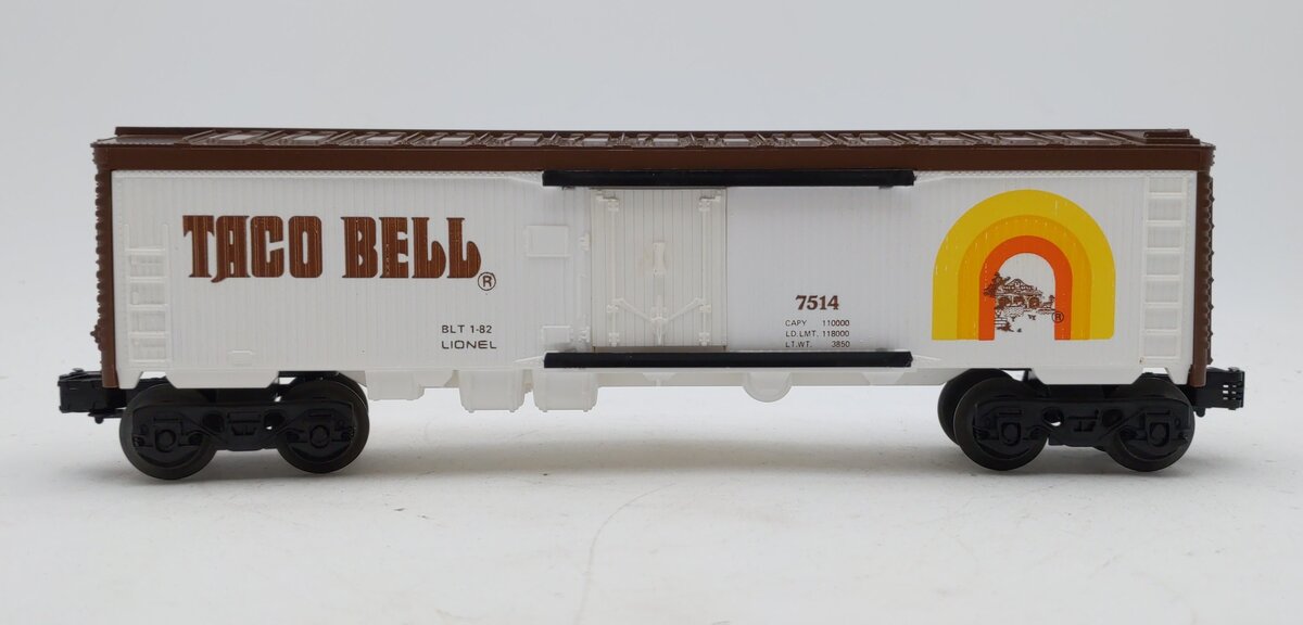 Lionel 6-7514 O Gauge Taco Bell Refrigerator Car NIB