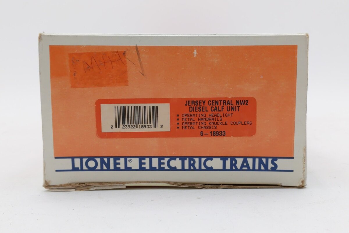Lionel 6-18933 O Gauge Jersey Central NW2 Dummy Diesel Calf Locomotive #8933 LN/Box