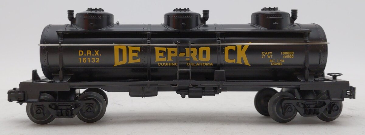 Lionel 6-16132 O Gauge Deep Rock Triple Dome Tank Car LN/Box