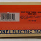Lionel 6-16132 O Gauge Deep Rock Triple Dome Tank Car LN/Box