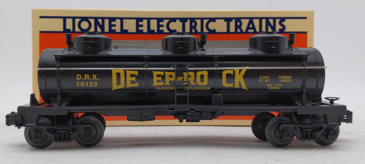 Lionel 6-16132 O Gauge Deep Rock Triple Dome Tank Car LN/Box