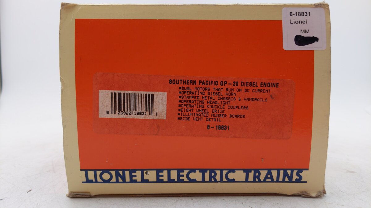 Lionel 6-18831 O Gauge Southern Pacific GP-20 Diesel Locomotive #4060 LN/Box