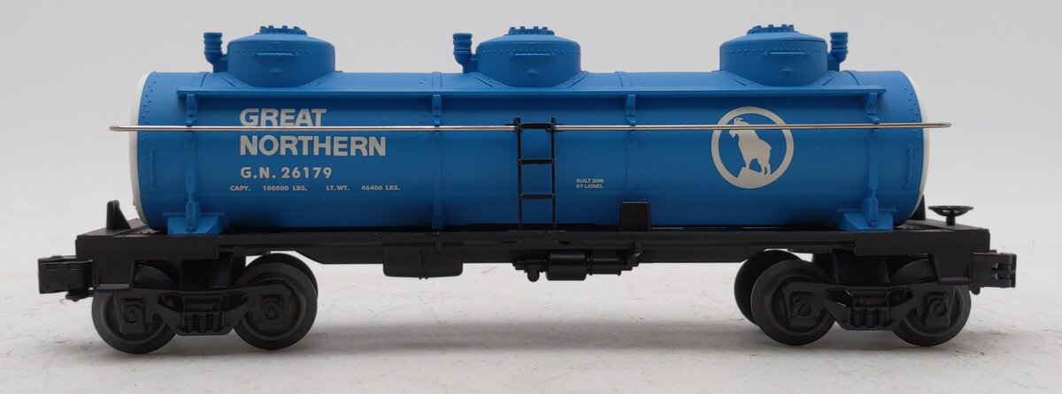 Lionel 6-26179 O Gauge Great Northern 3-Dome Tank Car #26719 EX/Box