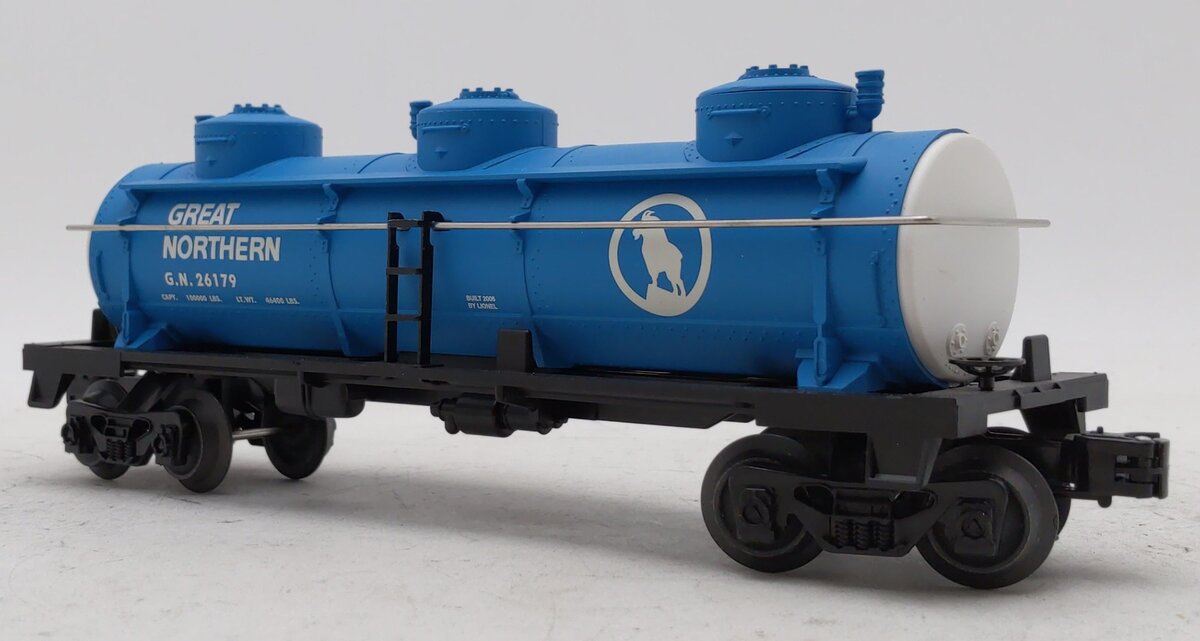 Lionel 6-26179 O Gauge Great Northern 3-Dome Tank Car #26719 EX/Box