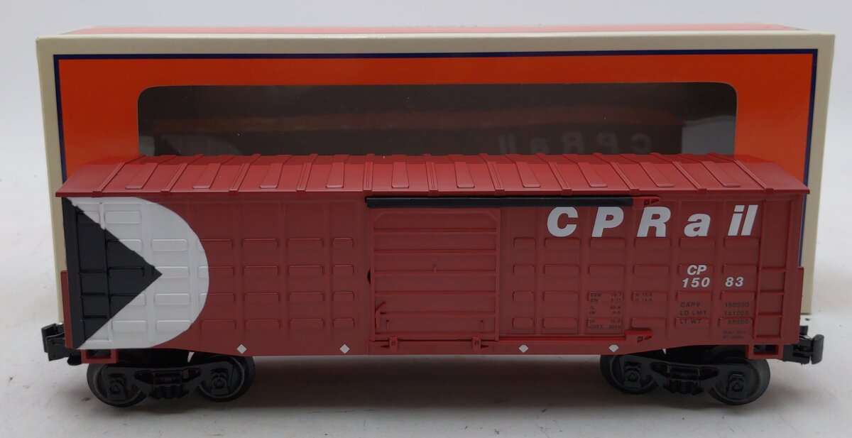Lionel 6-15083 O Scale Canadian Pacific CP Rail Waffle-Side Boxcar