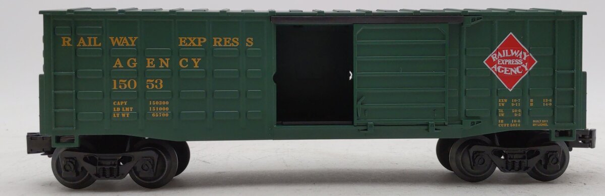 Lionel 6-15053 O Gauge Railway Express Agency Waffle-Sided Boxcar #15053