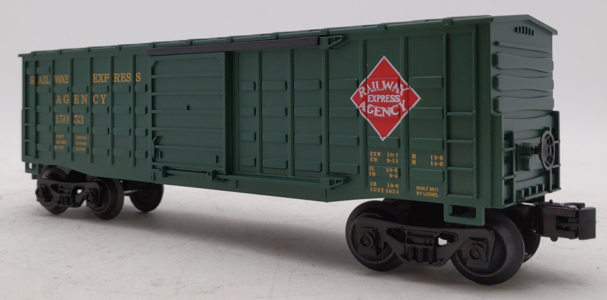 Lionel 6-15053 O Gauge Railway Express Agency Waffle-Sided Boxcar #15053