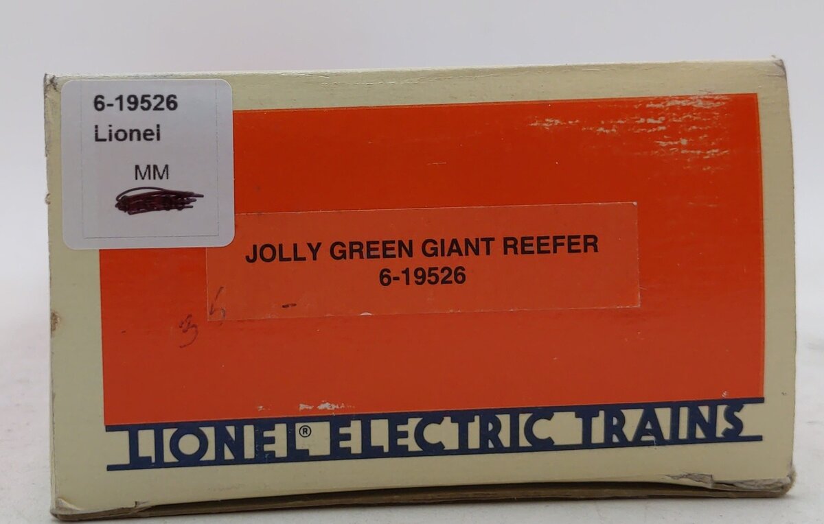 Lionel 6-19526 O Gauge Jolly Green Giant Reefer Car LN/Box