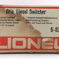 Lionel 6-8354 O Gauge Erie NW-2 Diesel Locomotive Switcher #8354 LN/Box