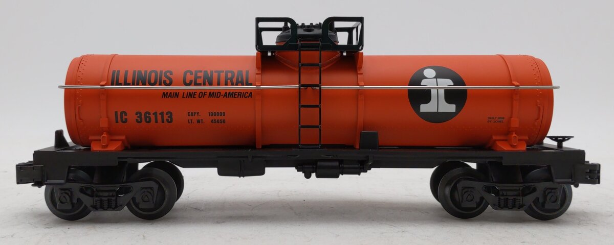 Lionel 6-36113 O Gauge Illinois Central Single Dome Tank Car