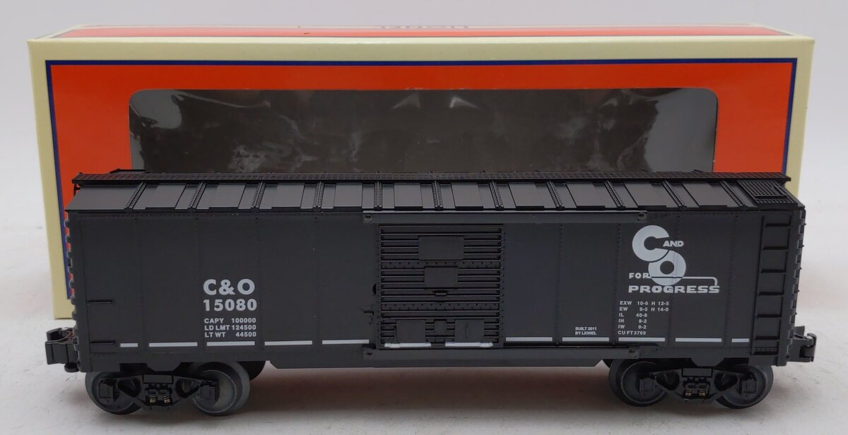 Lionel 6-15080 O Gauge Chesapeake & Ohio 40' Boxcar