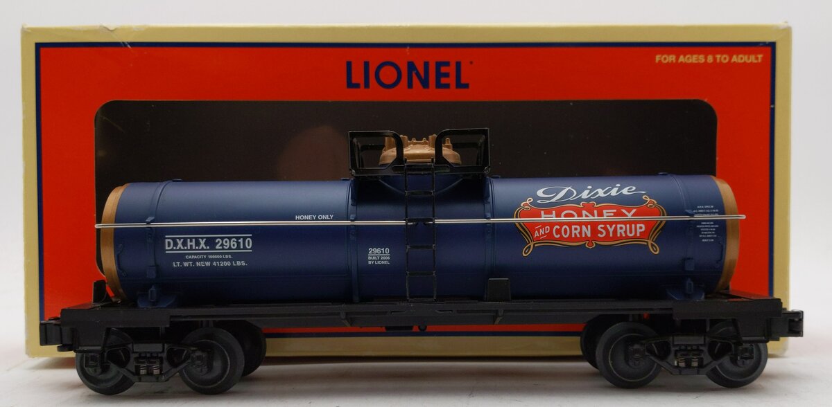 Lionel 6-29610 O Gauge Dixie Honey Single-Dome Tank Car LN/Box