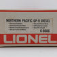 Lionel 6-8666 O Gauge Northern Pacific GP9 Powered Diesel Locomotive #8666 EX/Box