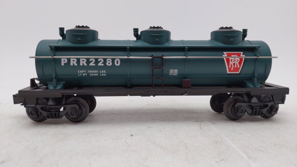 Lionel 6-26195 O Gauge Pennsylvania Triple Dome Tank Car #2280