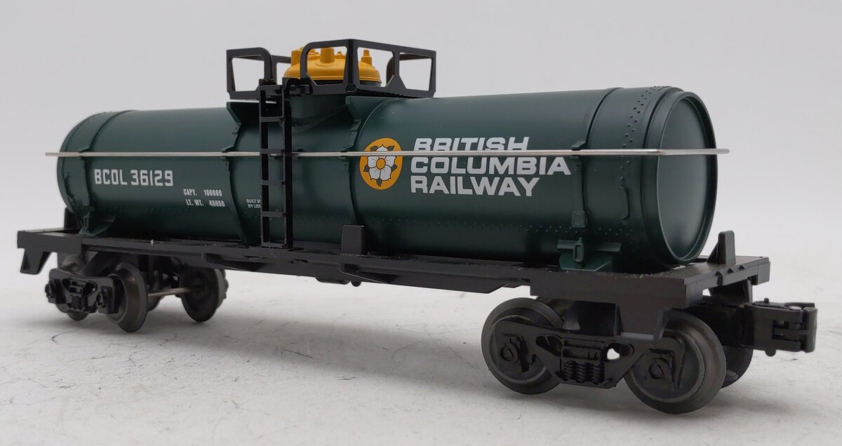 Lionel 6-36129 O Gauge British Columbia Singe Dome Tank Car