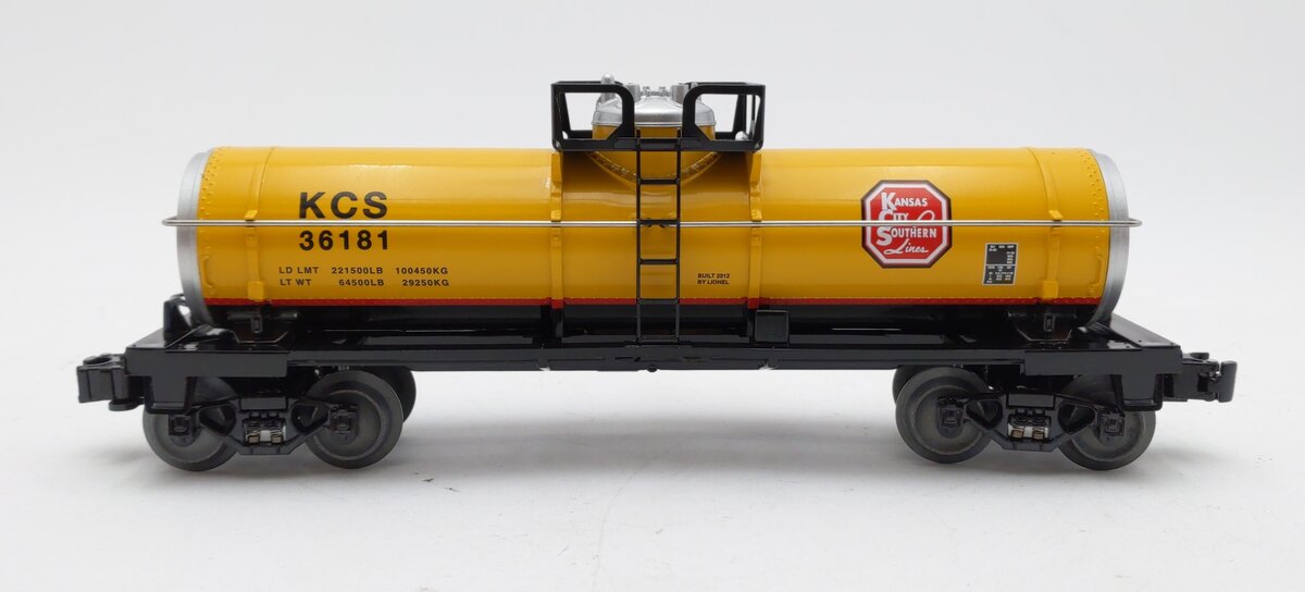 Lionel 6-36181 Kansas City Southern Lines Single Dome Tank Car LN/Box