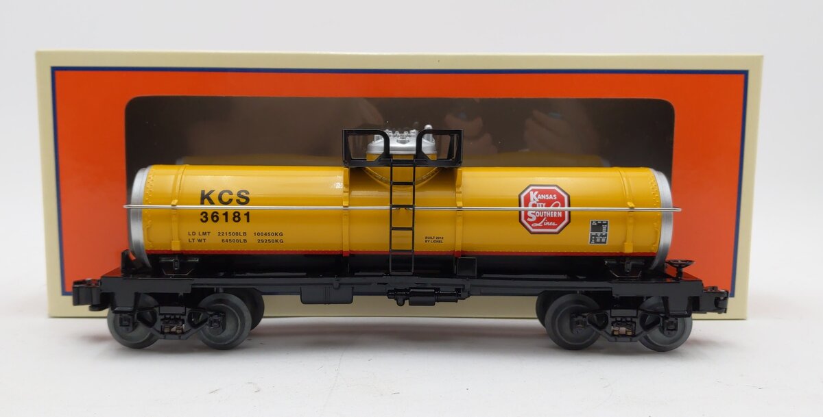Lionel 6-36181 Kansas City Southern Lines Single Dome Tank Car LN/Box