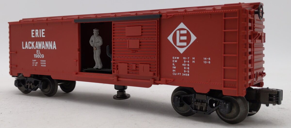 Lionel 6-19809 O Gauge Erie Lackawanna Operating Boxcar LN/Box