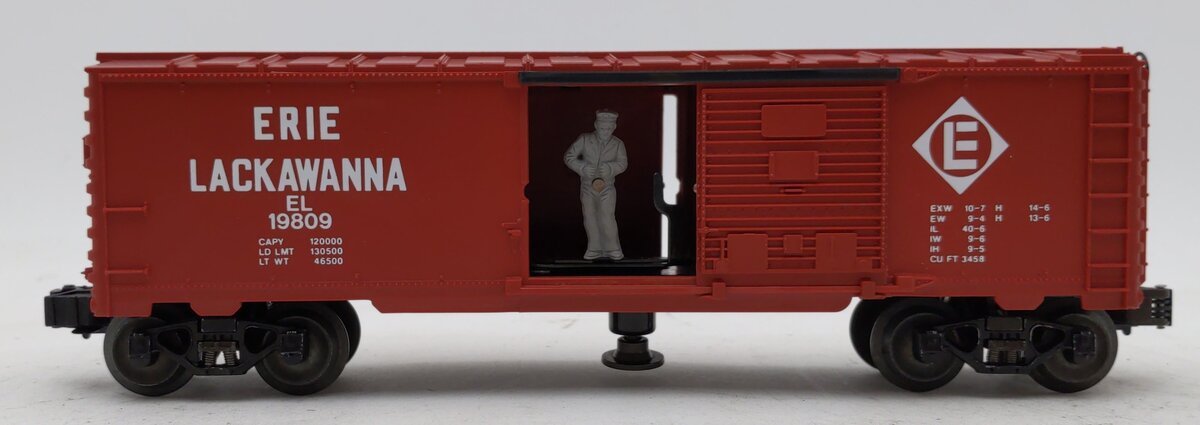 Lionel 6-19809 O Gauge Erie Lackawanna Operating Boxcar LN/Box