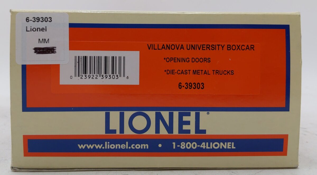 Lionel 6-39303 Villanova University Boxcar