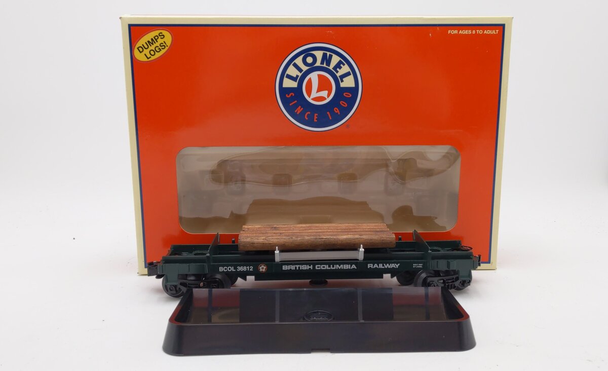 Lionel 6-36812 BC Operating Log Dump Car