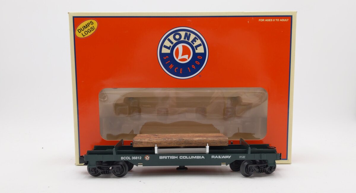 Lionel 6-36812 BC Operating Log Dump Car