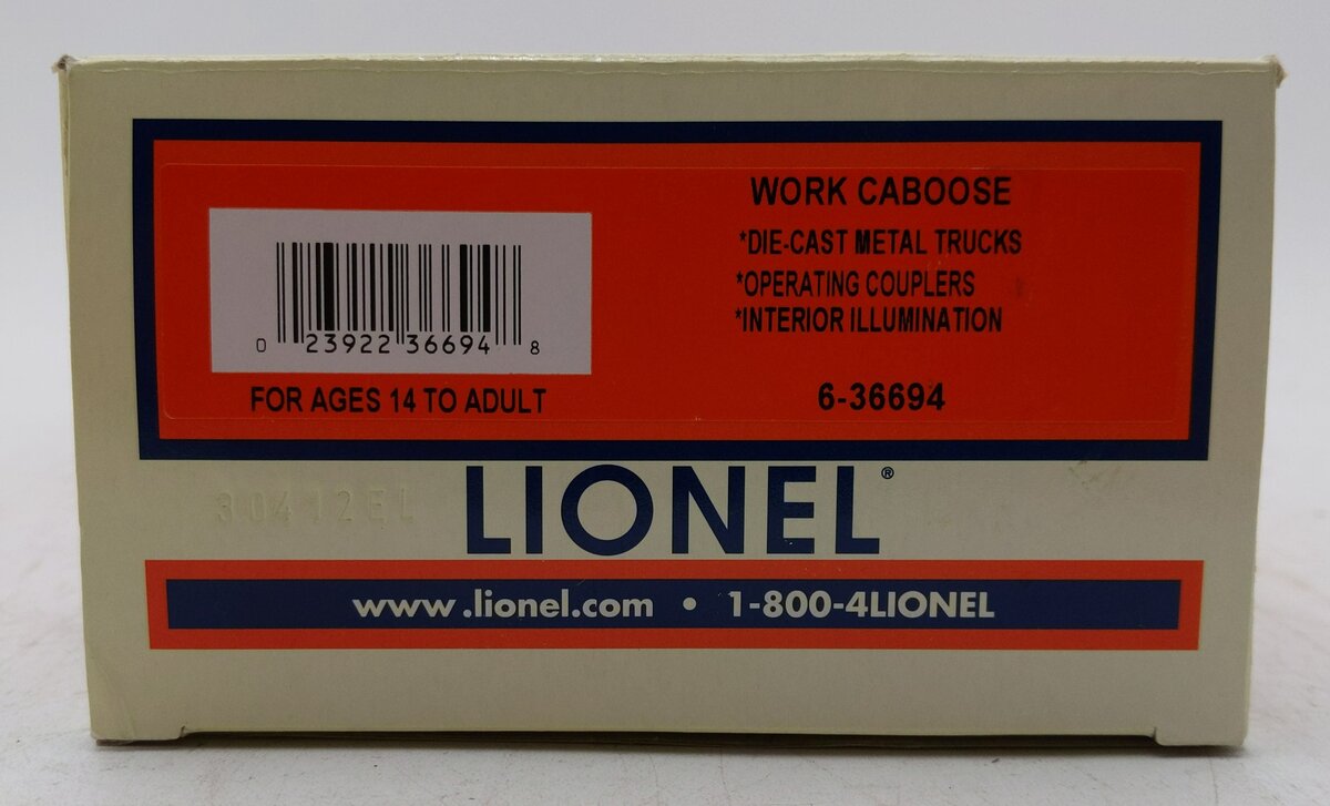 Lionel 6-36694 MMR Work Caboose