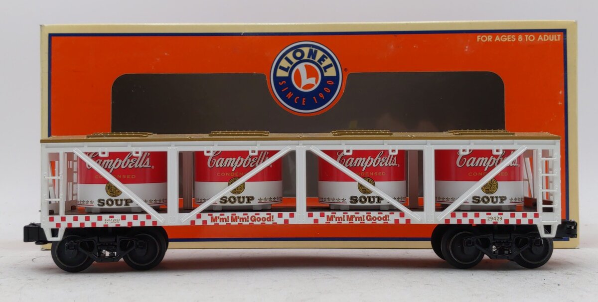 Lionel 6-29429 O Gauge Campbell's Soup Vat Car