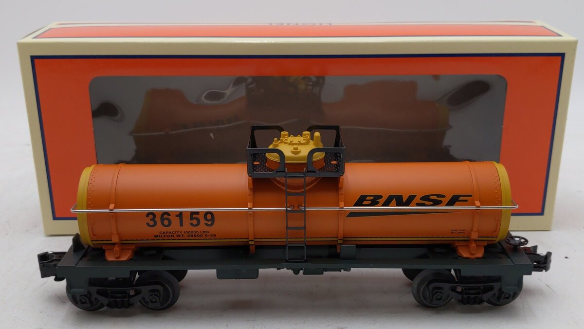 Lionel 6-36159 O Gauge BNSF Single Dome Tank Car #36159 NIB