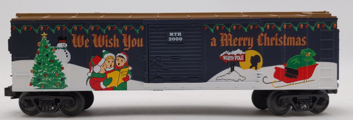 MTH 30-7454 O Gauge 2000 Holiday Boxcar LN/Box